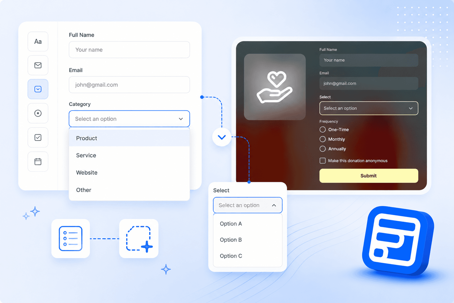 How to add a Framer form dropdown field (select field guide)
