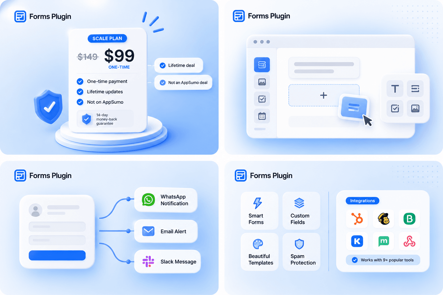 Is Forms Plugin a lifetime deal? Pricing, what's included, and FAQ